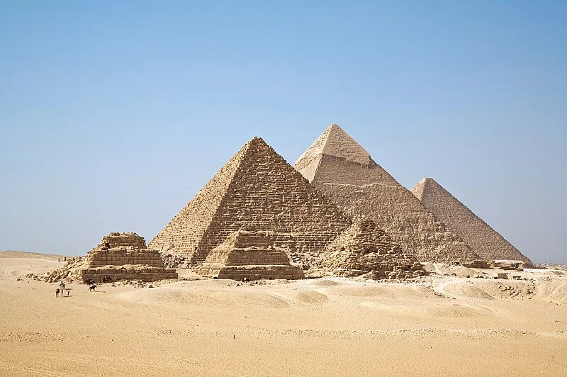 The Pyramids of Giza — ancient Egypt's most iconic spiritual monument and symbol of the eternal afterlife
